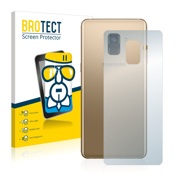 BROTECT AirGlass Glass Screen Protector for Samsung Galaxy A8 Plus 2018 (Back)