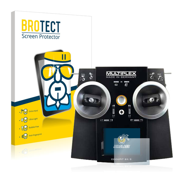 BROTECT AirGlass Glass Screen Protector for Multiplex Cockpit SX9