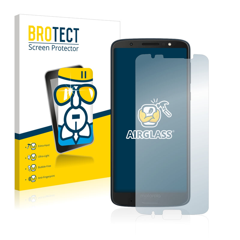 BROTECT AirGlass Glass Screen Protector for Motorola Moto G6 Plus