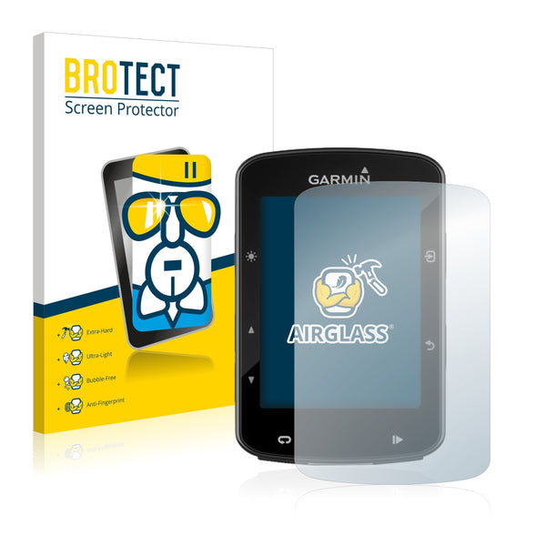 BROTECT AirGlass Glass Screen Protector for Garmin Edge 520 Plus
