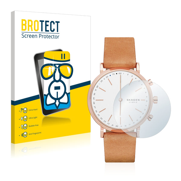 BROTECT AirGlass Glass Screen Protector for Skagen Hald Connected Hybrid (40 mm)
