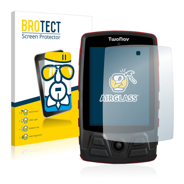 BROTECT AirGlass Glass Screen Protector for TwoNav Aventura Motor