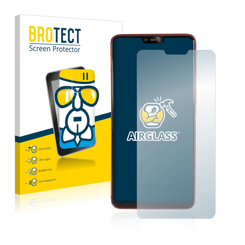 BROTECT AirGlass Glass Screen Protector for Oppo R15 Pro