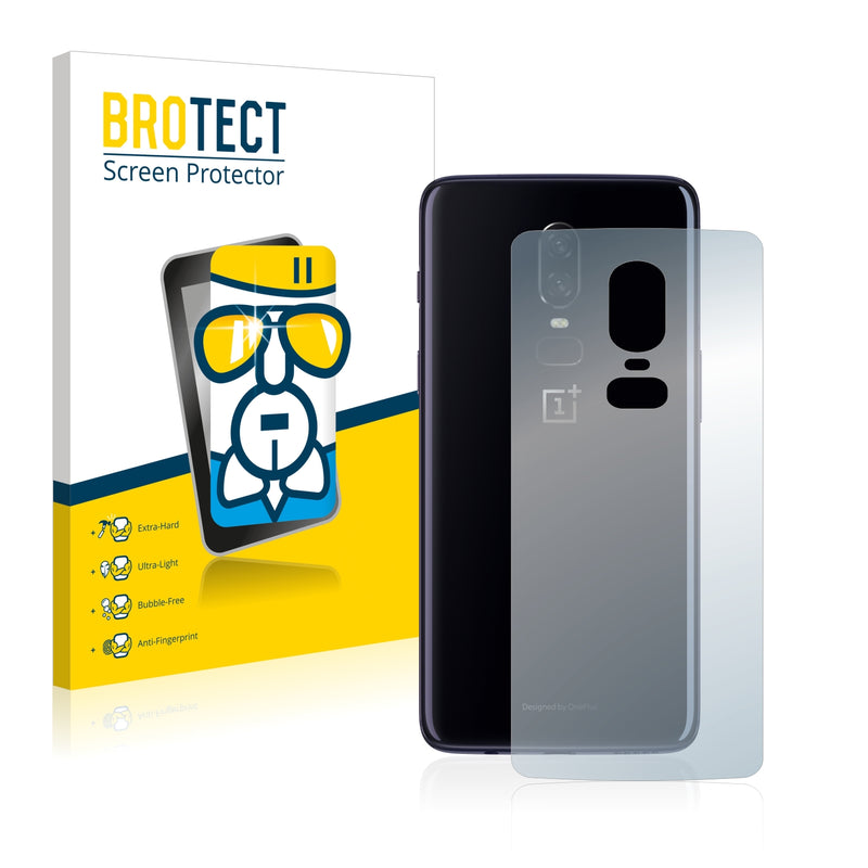 BROTECT AirGlass Glass Screen Protector for OnePlus 6 (Back)