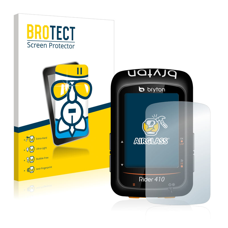 BROTECT AirGlass Glass Screen Protector for Bryton Rider 410