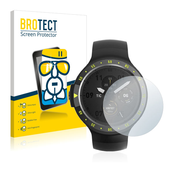 BROTECT AirGlass Glass Screen Protector for Mobvoi Ticwatch Sport (45 mm)