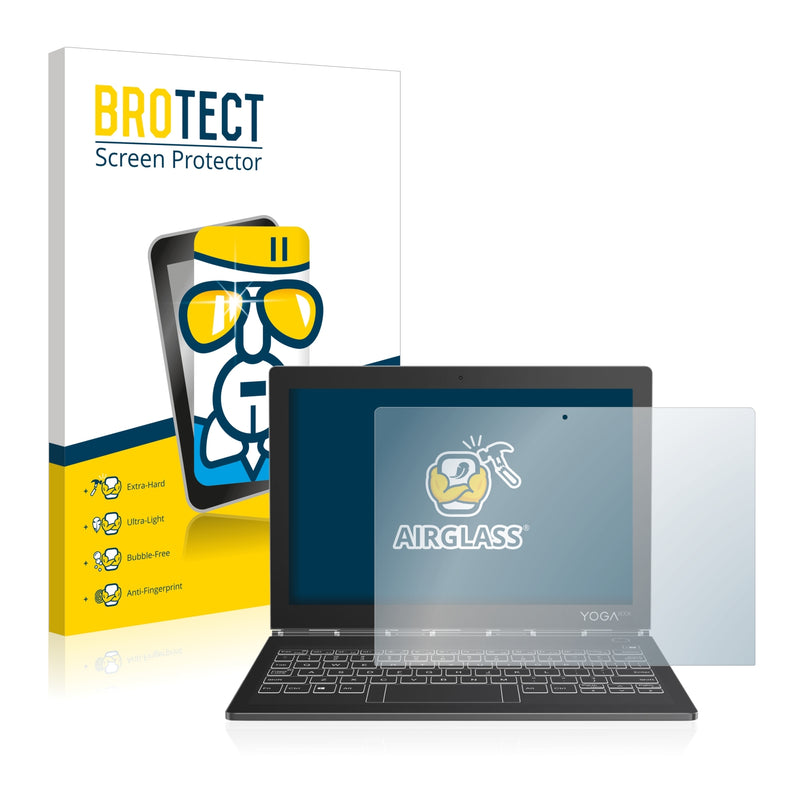 BROTECT AirGlass Glass Screen Protector for Lenovo Yoga Book C930 10.8