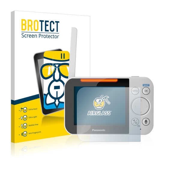 BROTECT AirGlass Glass Screen Protector for Panasonic Long Range Baby Monitor