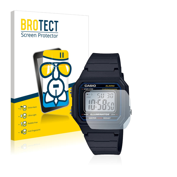 BROTECT AirGlass Glass Screen Protector for Casio Unisex F-91W