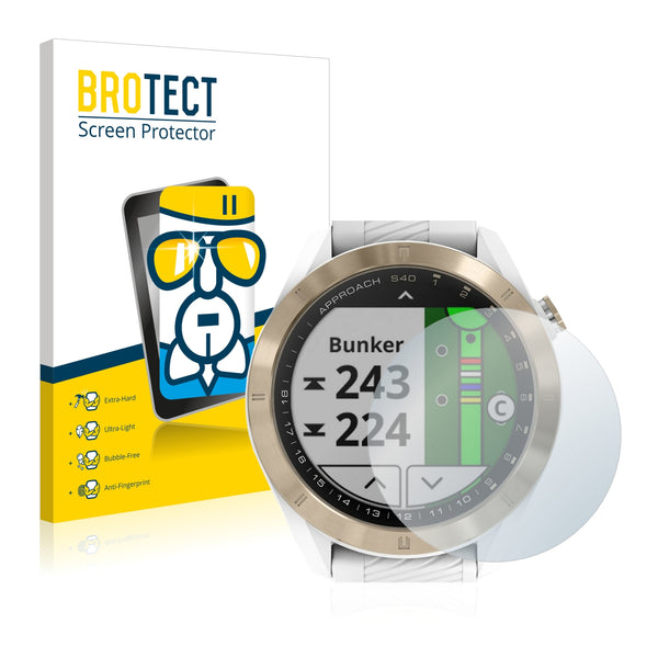 BROTECT AirGlass Glass Screen Protector for Garmin Approach S40