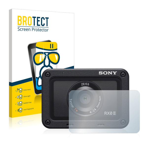 BROTECT AirGlass Glass Screen Protector for Sony DSC-RX0M2 (RX0 II) (Lens)