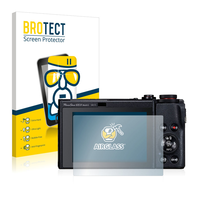 BROTECT AirGlass Glass Screen Protector for Canon PowerShot G5 X Mark II