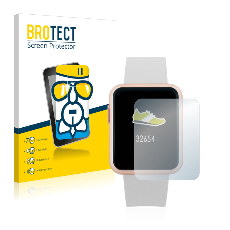 BROTECT AirGlass Glass Screen Protector for Xlyne X-Watch Keto Sun Reflect