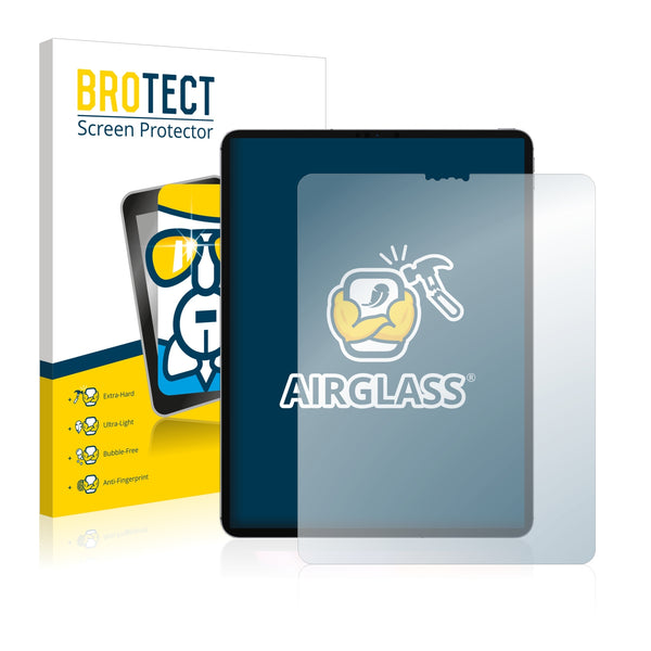 BROTECT AirGlass Glass Screen Protector for Apple iPad Pro 12.9 WiFi Cellular 2021 (5th generation)