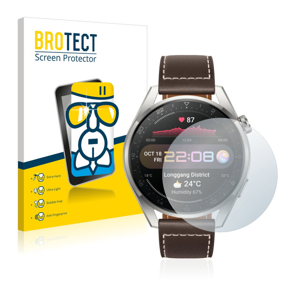 BROTECT AirGlass Glass Screen Protector for Huawei Watch 3 Pro