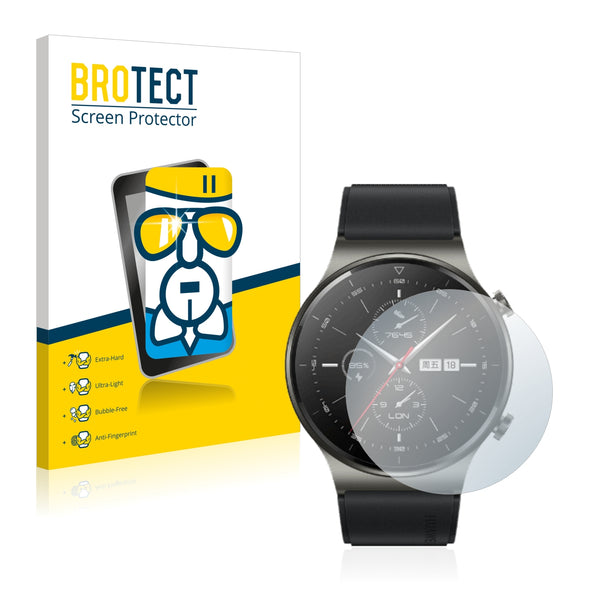 BROTECT AirGlass Glass Screen Protector for Huawei Watch GT 2 Pro ECG