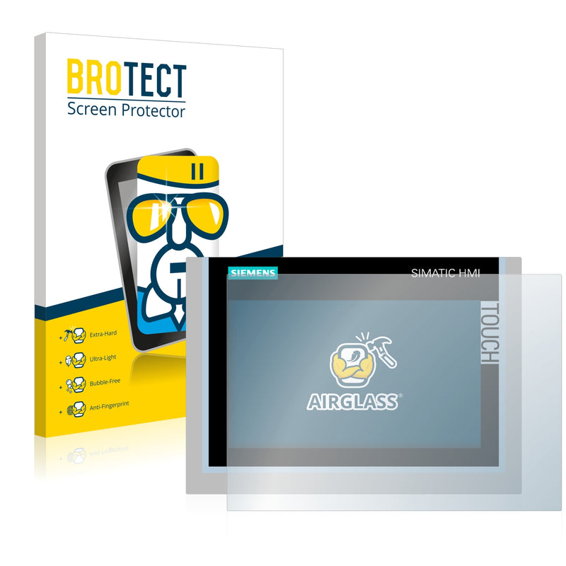 BROTECT AirGlass Glass Screen Protector for Siemens Simatic HMI TP 700 Comfort