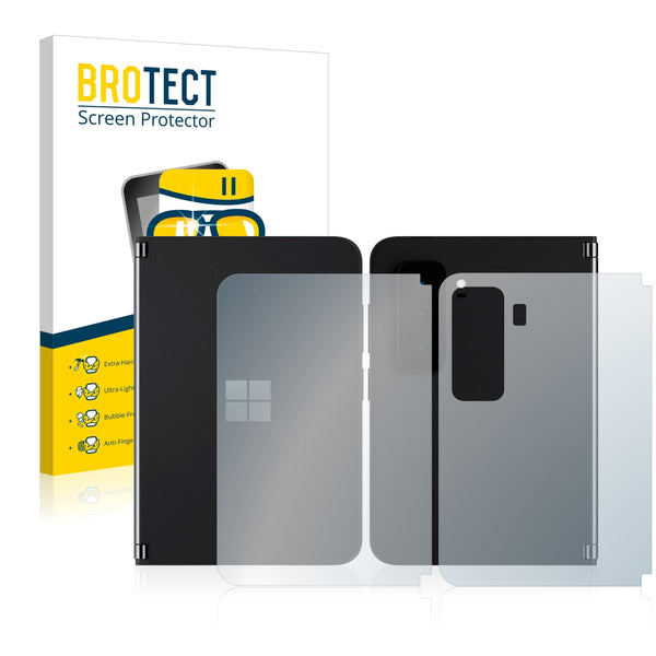 BROTECT AirGlass Glass Screen Protector for Microsoft Surface Duo 2 (Front + Back)