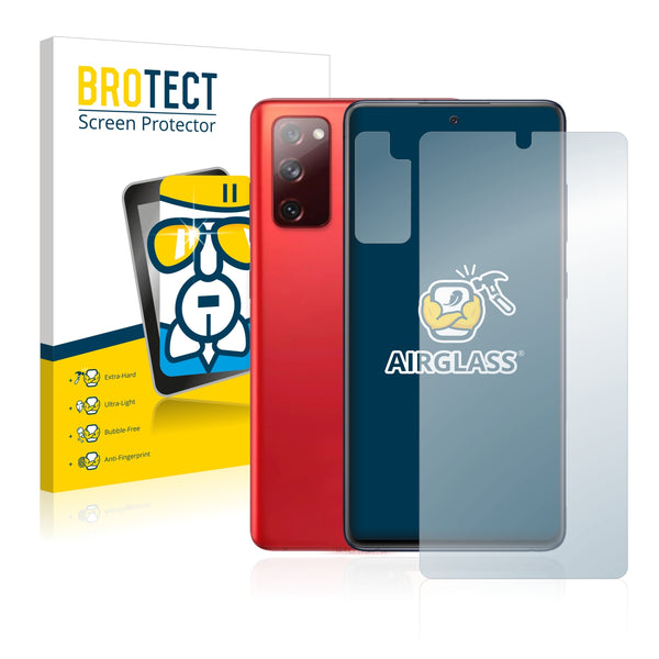 BROTECT AirGlass Glass Screen Protector for Samsung Galaxy S20 FE 5G (Front + cam)