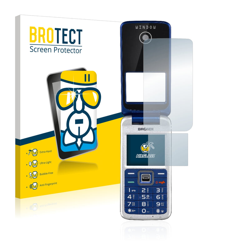 BROTECT AirGlass Glass Screen Protector for Brondi Window