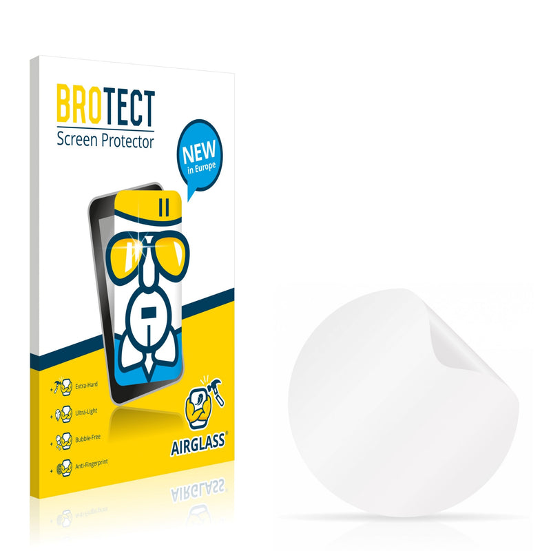 BROTECT AirGlass Glass Screen Protector for Circular Displays (Diameter: 47 mm)