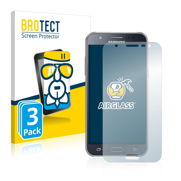 3x BROTECT AirGlass Glass Screen Protector for Samsung Galaxy J5 2015