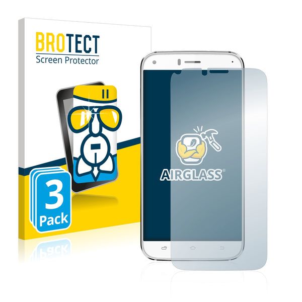 3x BROTECT AirGlass Glass Screen Protector for UMi Diamond