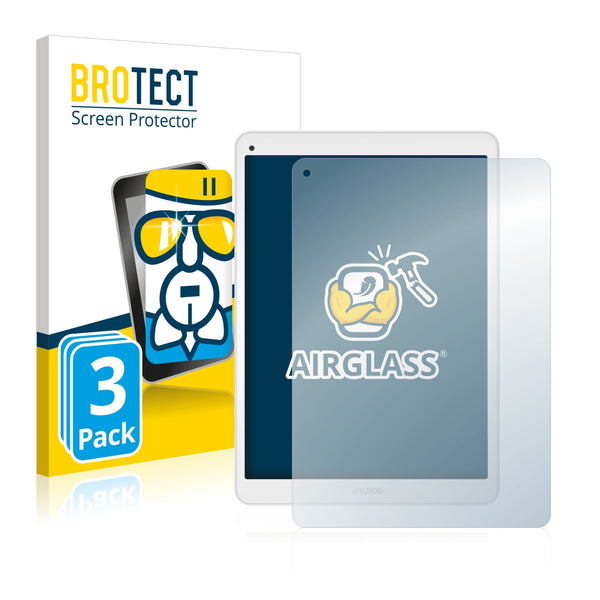 3x BROTECT AirGlass Glass Screen Protector for Archos 97c Platinum