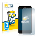 3x BROTECT AirGlass Glass Screen Protector for Wileyfox Spark X