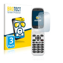 3x BROTECT AirGlass Glass Screen Protector for Doro 6520