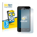 3x BROTECT AirGlass Glass Screen Protector for Wiko Sunny 2
