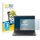 3x BROTECT AirGlass Glass Screen Protector for Fujitsu Siemens Lifebook U727