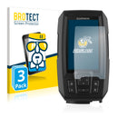 3x BROTECT AirGlass Glass Screen Protector for Garmin Striker Plus 4