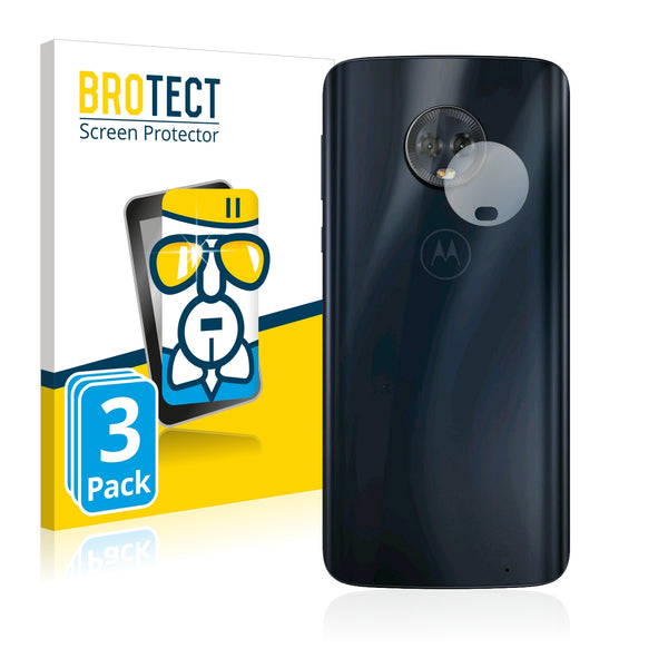 3x BROTECT AirGlass Glass Screen Protector for Motorola Moto G6 Plus (Camera)