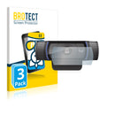 3x BROTECT AirGlass Glass Screen Protector for Logitech C920 HD Pro Webcam