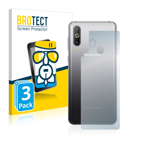 3x BROTECT AirGlass Glass Screen Protector for Samsung Galaxy A60 (Back)