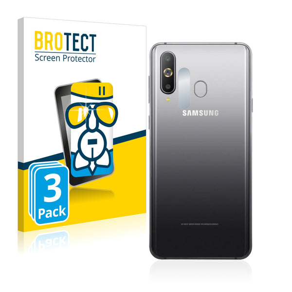 3x BROTECT AirGlass Glass Screen Protector for Samsung Galaxy A60 (Camera)