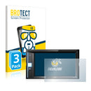 3x BROTECT AirGlass Glass Screen Protector for JVC KW-M450BT