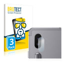 3x BROTECT AirGlass Glass Screen Protector for Samsung Galaxy Tab S6 LTE 5G (Camera)