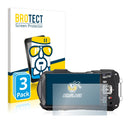 3x BROTECT AirGlass Glass Screen Protector for Ricoh WG-70