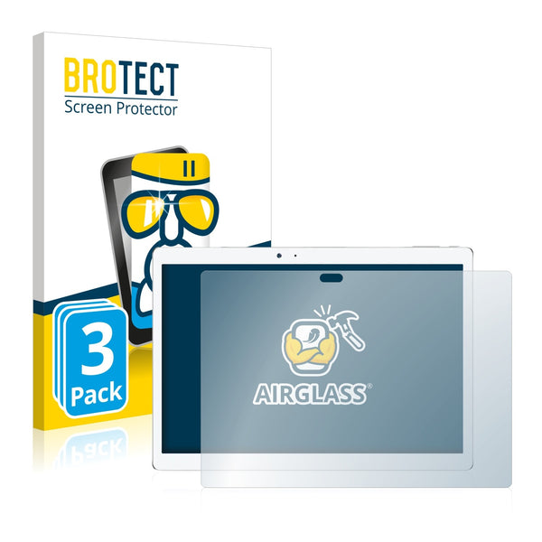 3x BROTECT AirGlass Glass Screen Protector for Telcast T10