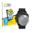 3x BROTECT AirGlass Glass Screen Protector for Garmin Tactix Delta Solar