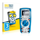 3x BROTECT AirGlass Glass Screen Protector for PeakTech 3440