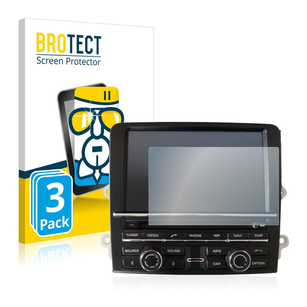 3x BROTECT AirGlass Glass Screen Protector for Porsche Macan 95B 2014 PCM 3.1