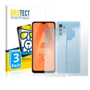 3x BROTECT AirGlass Glass Screen Protector for Samsung Galaxy A32 5G (Front + Back)