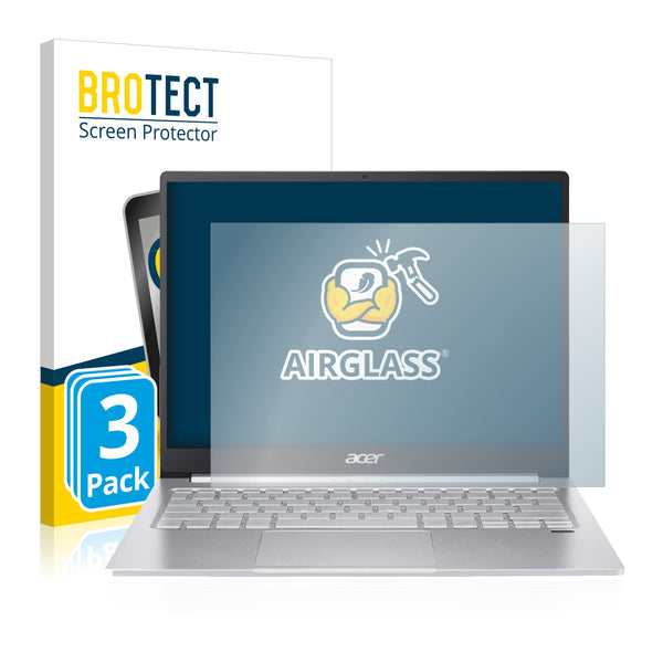 3x BROTECT AirGlass Glass Screen Protector for Acer Swift 3 SF313-53
