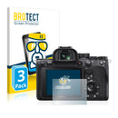 3x BROTECT AirGlass Glass Screen Protector for Sony Alpha 7R IVA