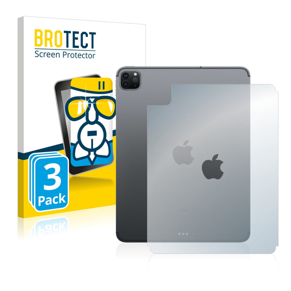 3x BROTECT AirGlass Glass Screen Protector for Apple iPad Pro 11 WiFi Cellular 2021 (Back 3th generation)