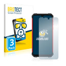 3x BROTECT AirGlass Glass Screen Protector for Ulefone Armor 8 Pro
