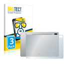 3x BROTECT AirGlass Glass Screen Protector for Samsung Galaxy Tab S7 FE (Back)